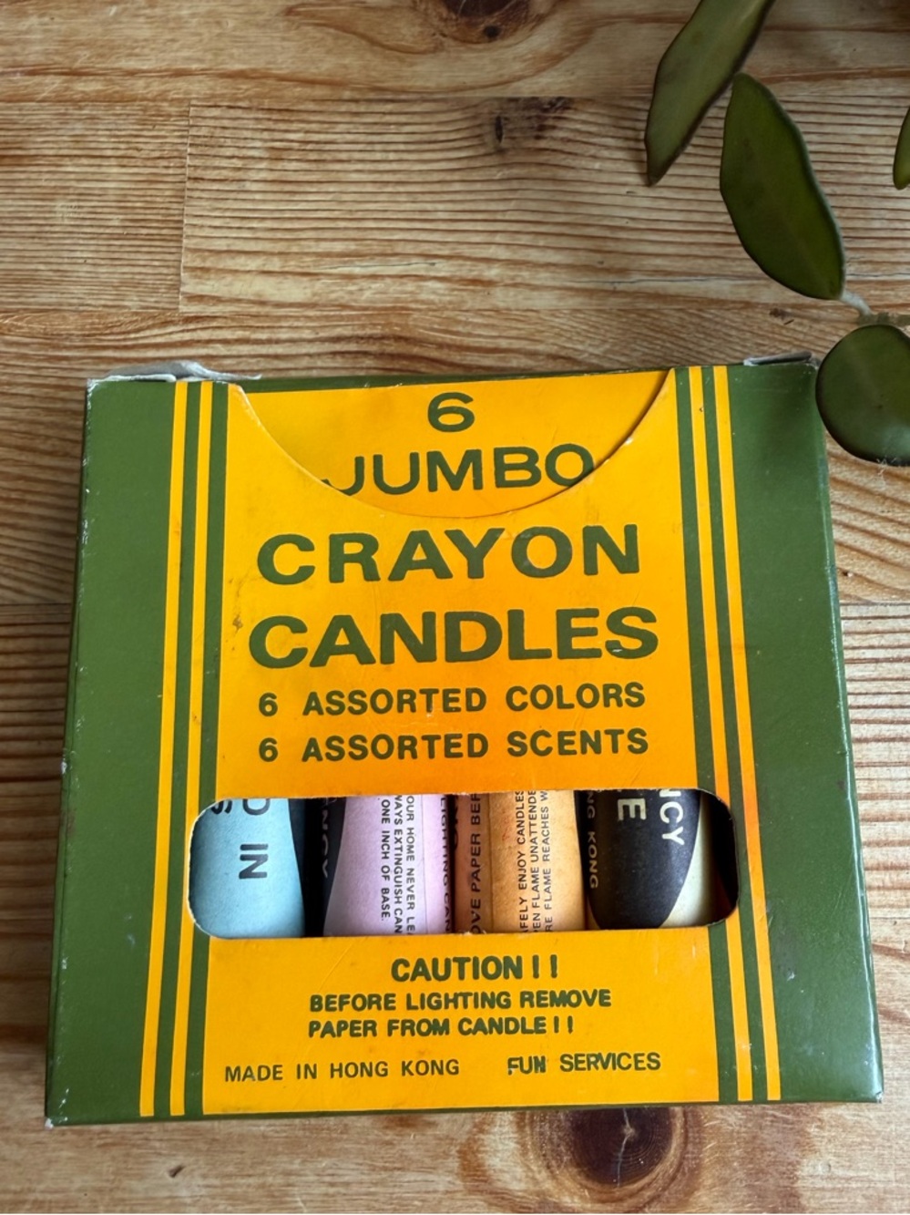Vintage Jumbo Crayon Candles